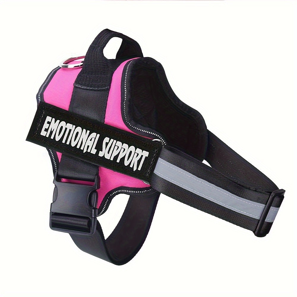 Emotional-Support Patch Dog Harness with Top Handle in Eleven Colors and XS-to-XXL Sizes Pictured — image 19
