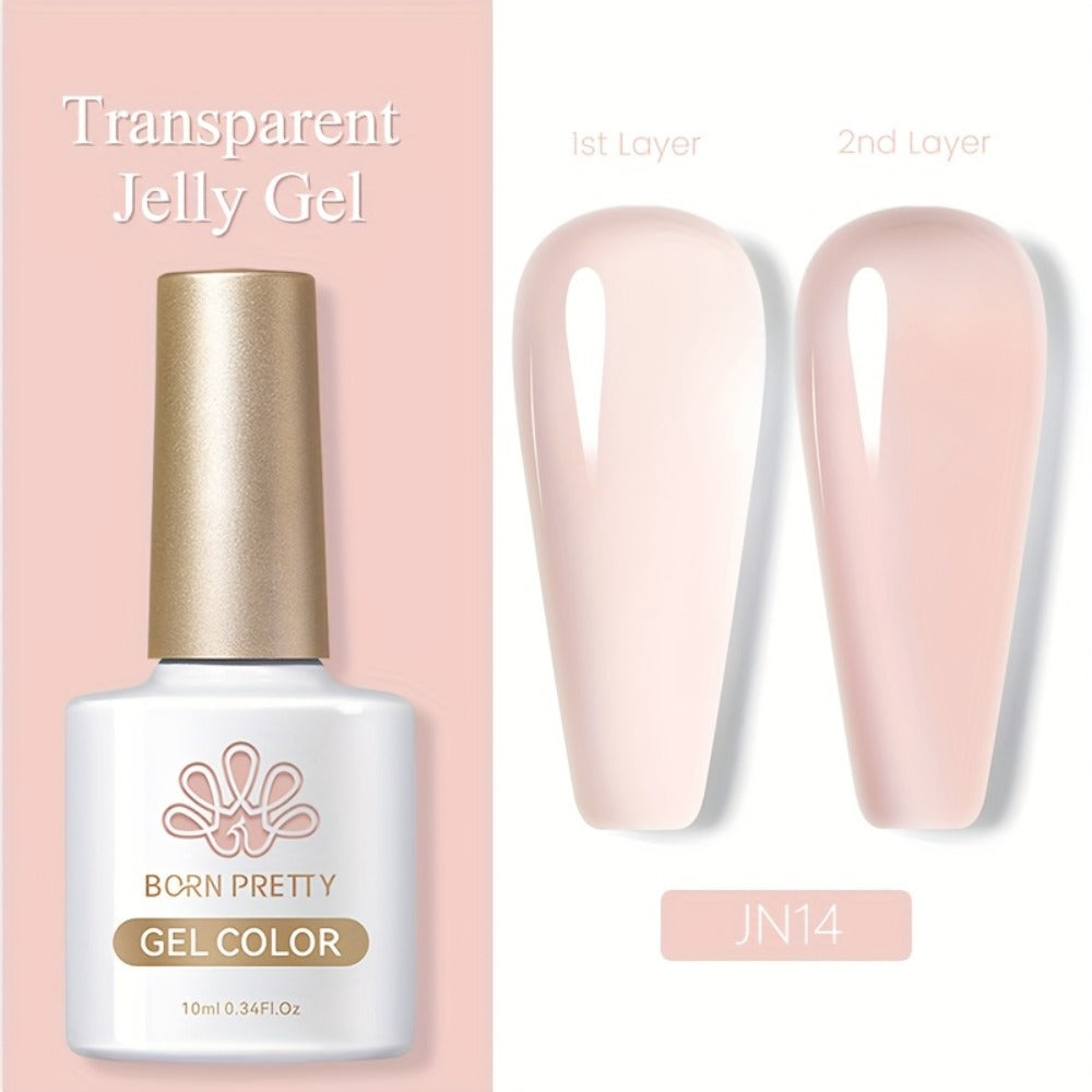 Gel Nail Polish in 10ml Nude Jelly with Skin-Tone Glass Finish and JN05, JN68, JN75 or JN76 — image 17