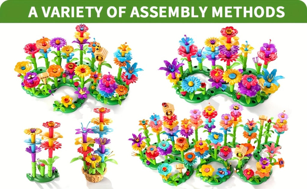 Flower Garden Building Toys for Kids 235 Pieces with the Listed Color, Size or Set Options for Everyday Use — image 13