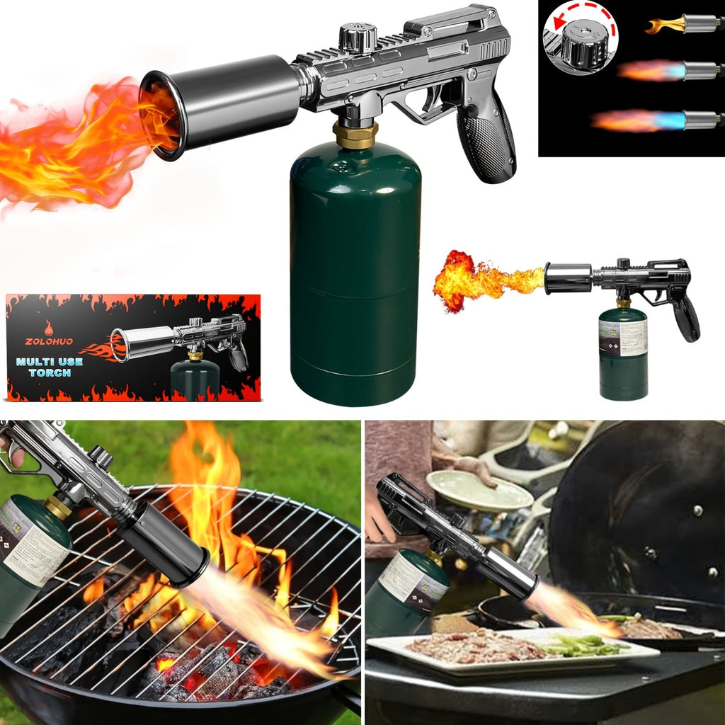 Blow Torch 700, 000 BTU Propane Kitchen Cooking Torch with Safety Lock, Culinary Food Torch for Steak — image 4