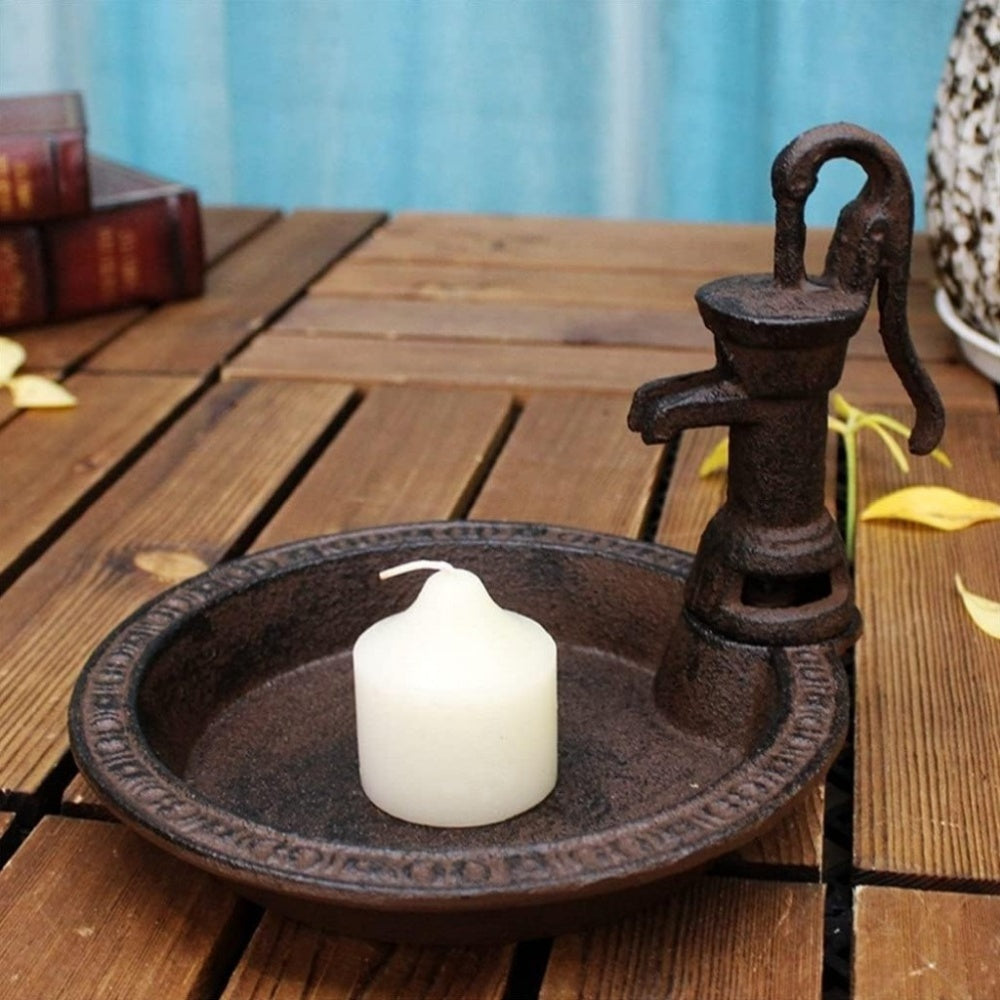 Bird Feeder Cast Iron Water Pump | Outdoor Garden Patio Wild Birds — image 5