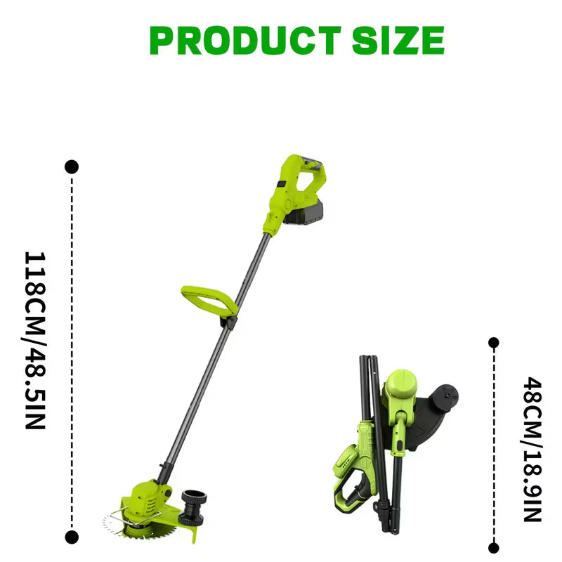 Cordless Lawn Mower 3-in-1, Trimmer Edger Small Yard Patio Garden for Garden, Patio and Yard Use — image 3