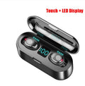 Wireless Bluetooth Earphone with 2000mAh Charging Case & LED Display