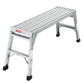 Work Platform Aluminum Portable Bench Folding Ladder ANSI Capacity 225 LBS 40" - V.I.P Digital Presence