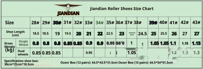 Children's Rechargeable Two-wheel LED Light-up Shoes