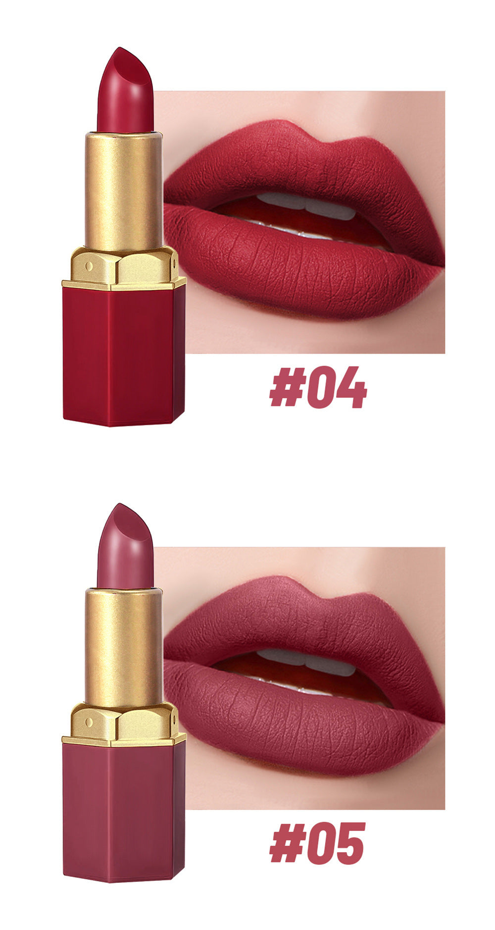 6-piece Lipstick Pearl Velvet Lipstick Set
