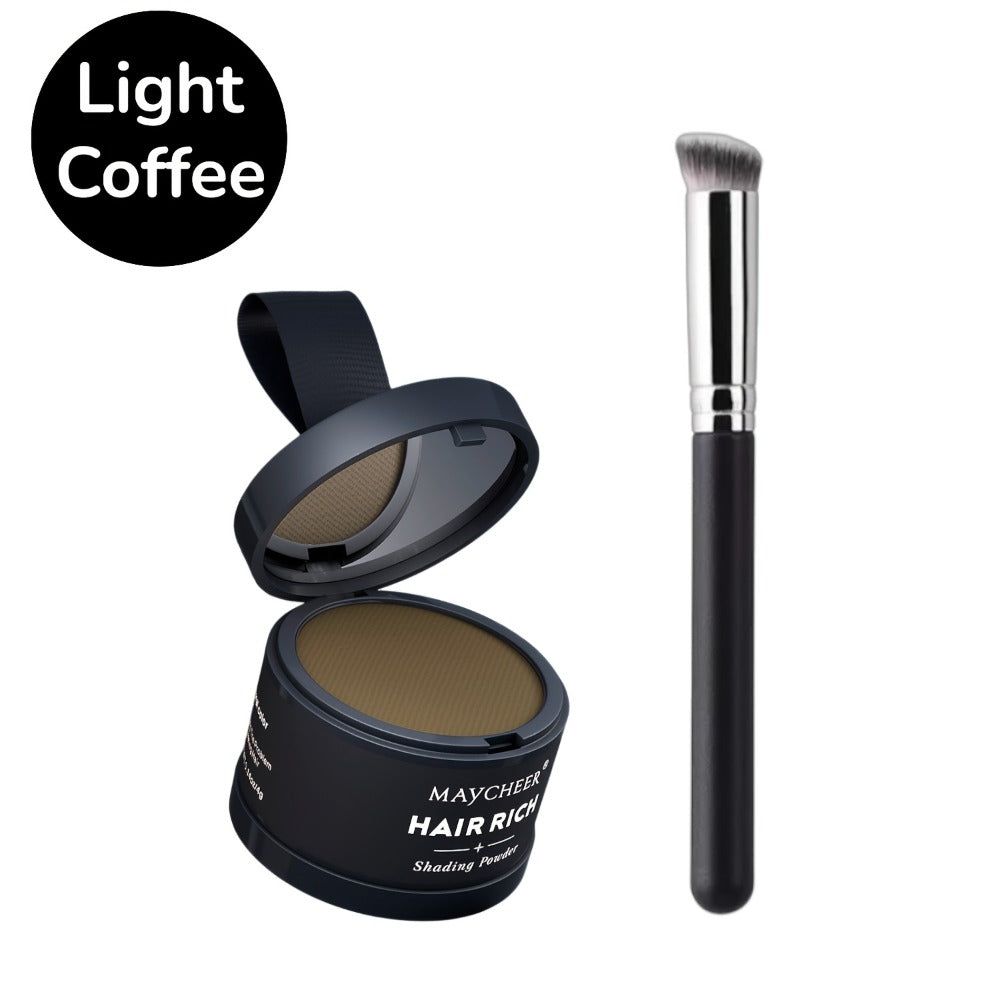 Beard Touch-Up Powder for Men - Instant Gray Coverage Beard Filler for Sparse Patchy Beard for Makeup, Travel and Everyday Va