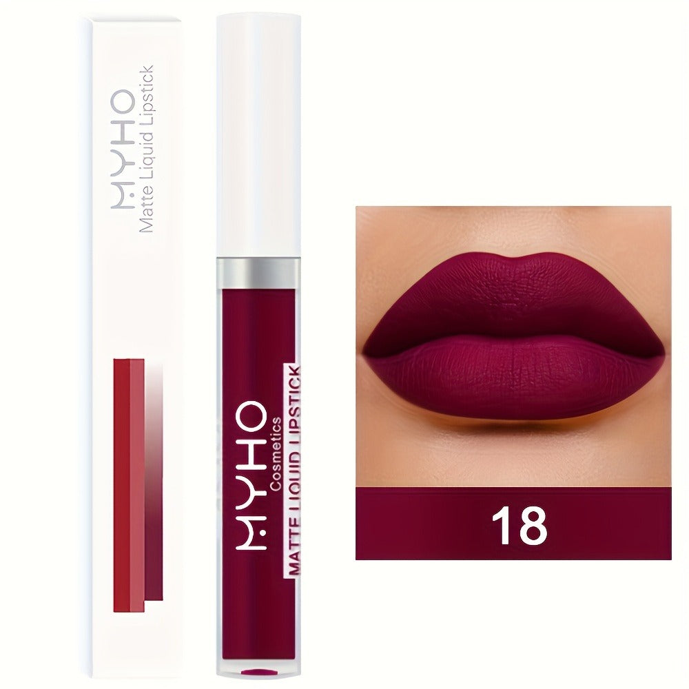 Lip Gloss Set by MYHO Cosmetics with 9 Matte Lip Colors per Set and Two Retained Shade Collections — image 12