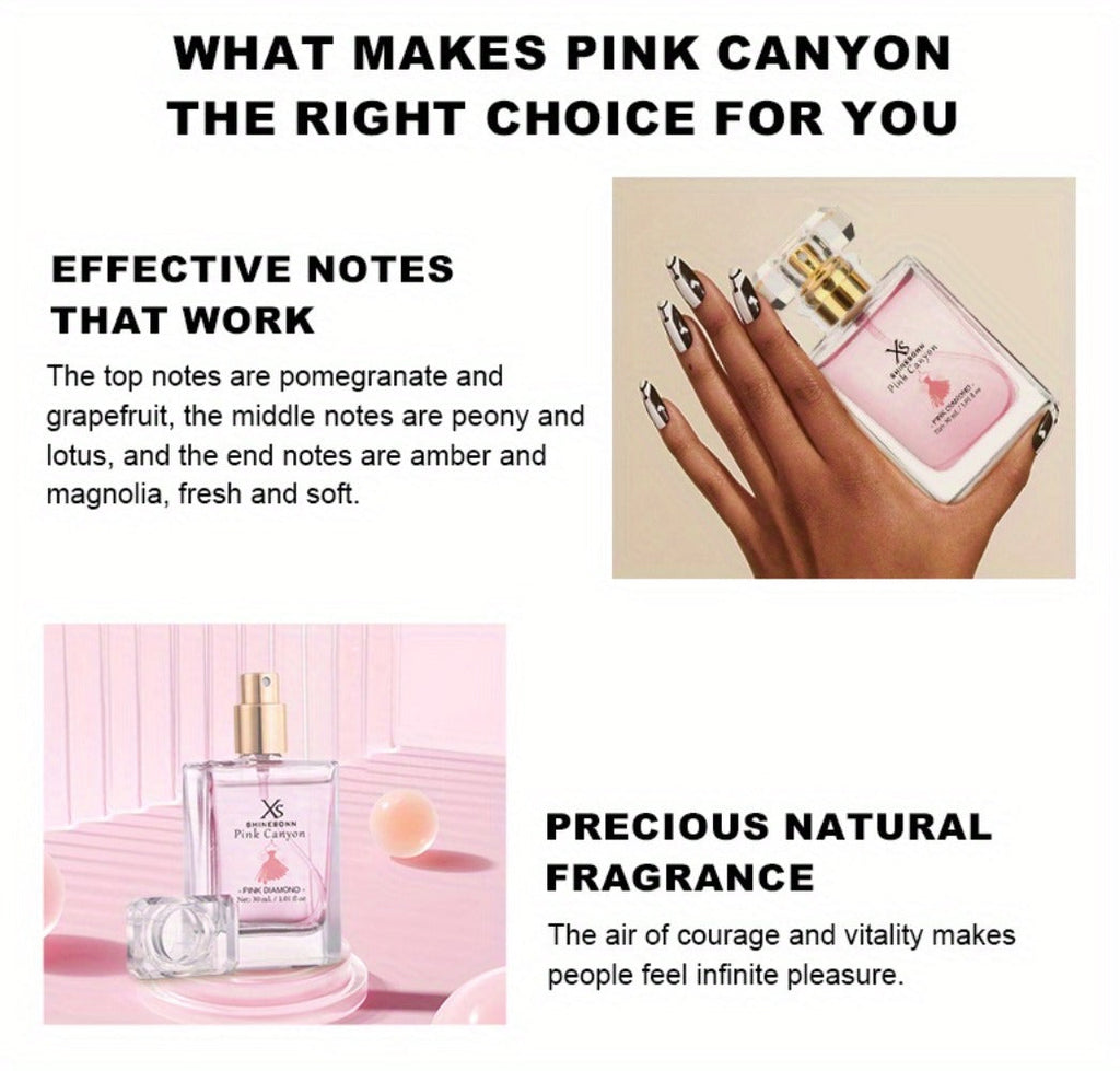 Women's Perfume Pink Canyon Eau de Parfum 1 oz with Pomegranate, Peony and Warm Amber Notes — image 13