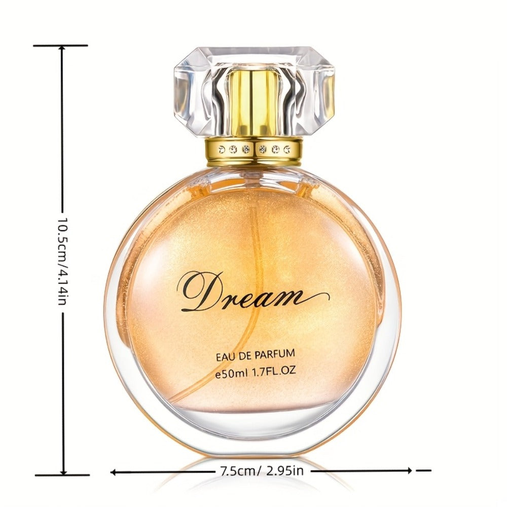 Perfume for Women in 1.7 oz Golden Floral Bottle with Rose Accent and Eau de Parfum Spray Format — image 4