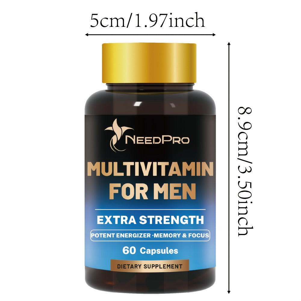 Dietary Supplement Men’s Multivitamin Capsules with Vitamins A, C, D, B6, B12, Zinc, Biotin and Folate — image 12
