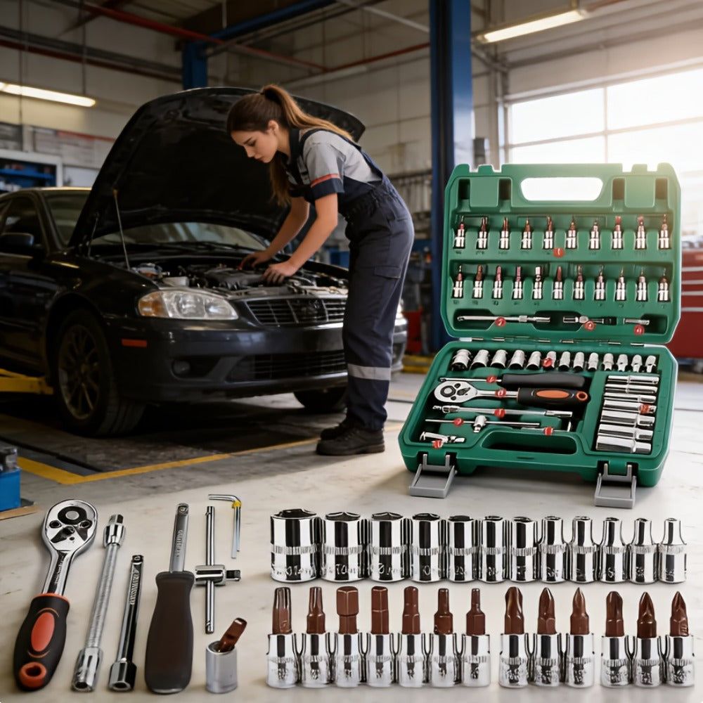 Automotive Mechanic Tool Set in 53-Piece, 325-Piece or 47-Piece with Gloves Checkout Options — image 7