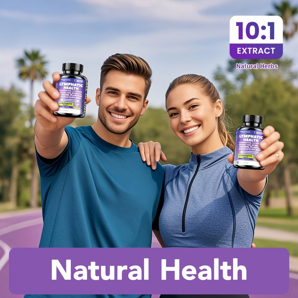 Herbal Supplement with Megneta Label, Echinacea Dandelion Elderberry Burdock 1390mg per Serving, 60 Capsules — image 6