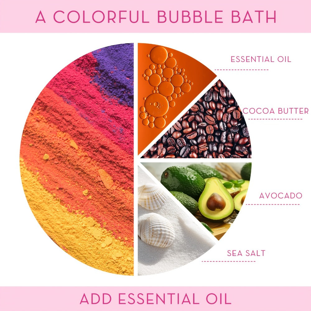 Bath Bombs, 12-Piece Shea Butter and Essential Oil Gift Set with Assorted Round Fizzers and Fragrance Labels — image 10