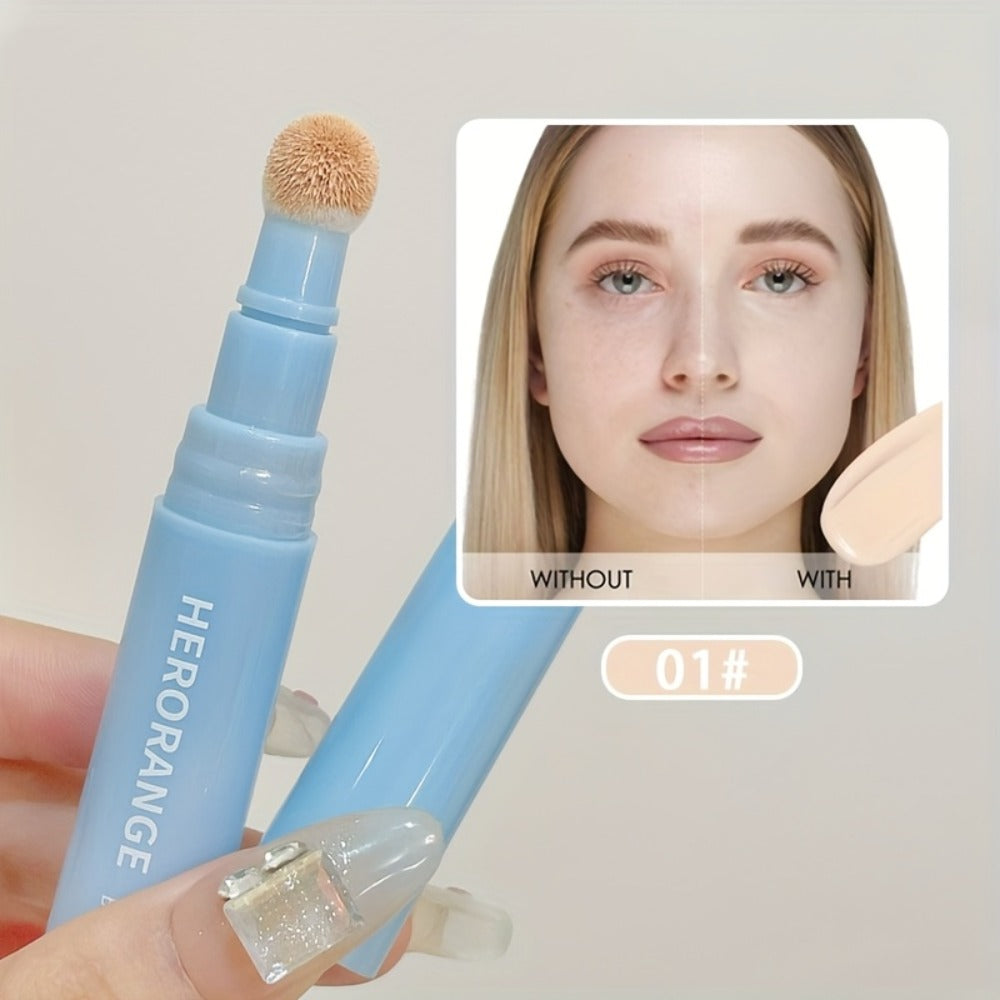 Three-Color Concealer Pen Set with Rounded Sponge-Tip Applicators and Compact 12.3 cm Tube Format — image 2