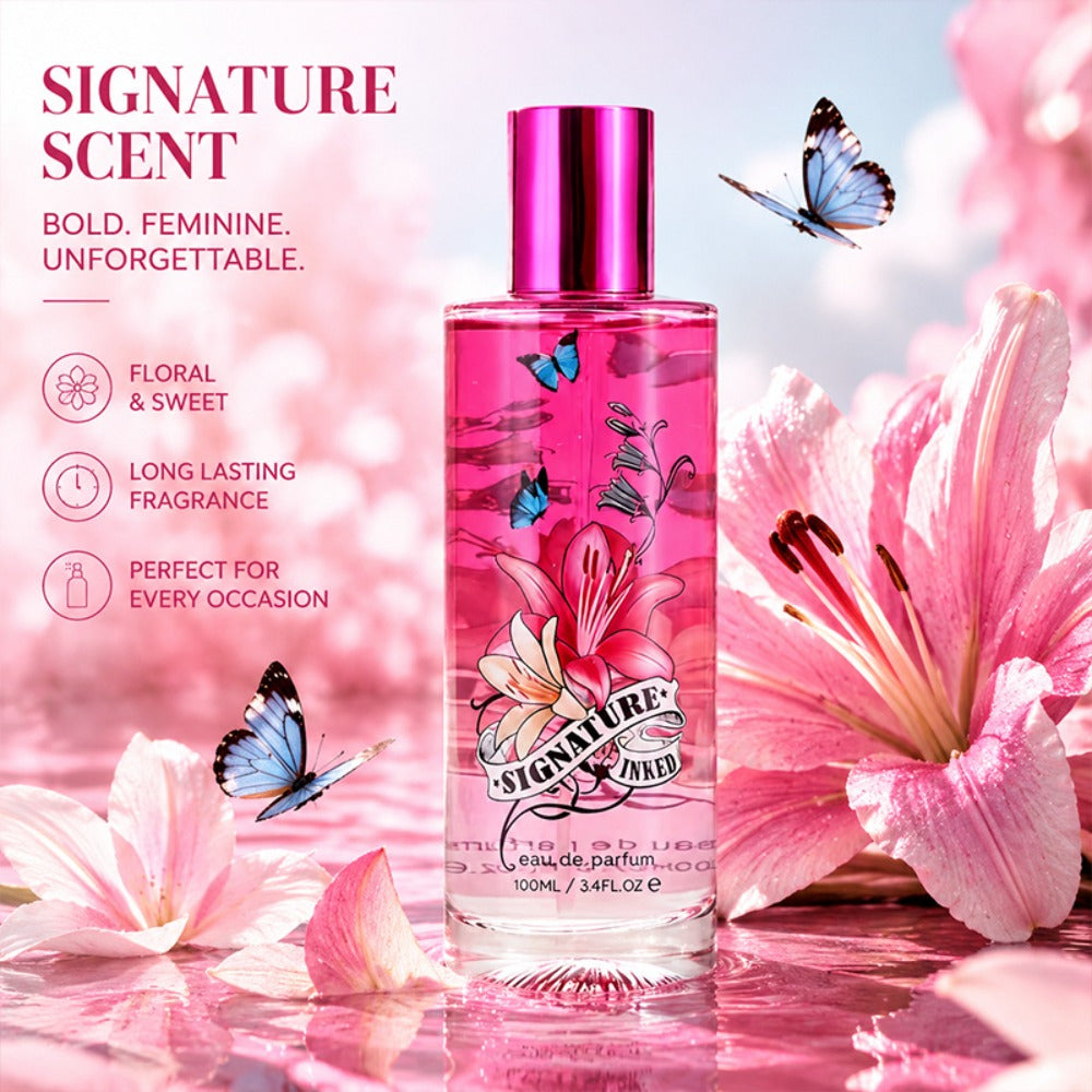 Eau de Parfum Fruity Collection for Women 100ml in Pink Bottles with 4-Note Source Profile — image 6