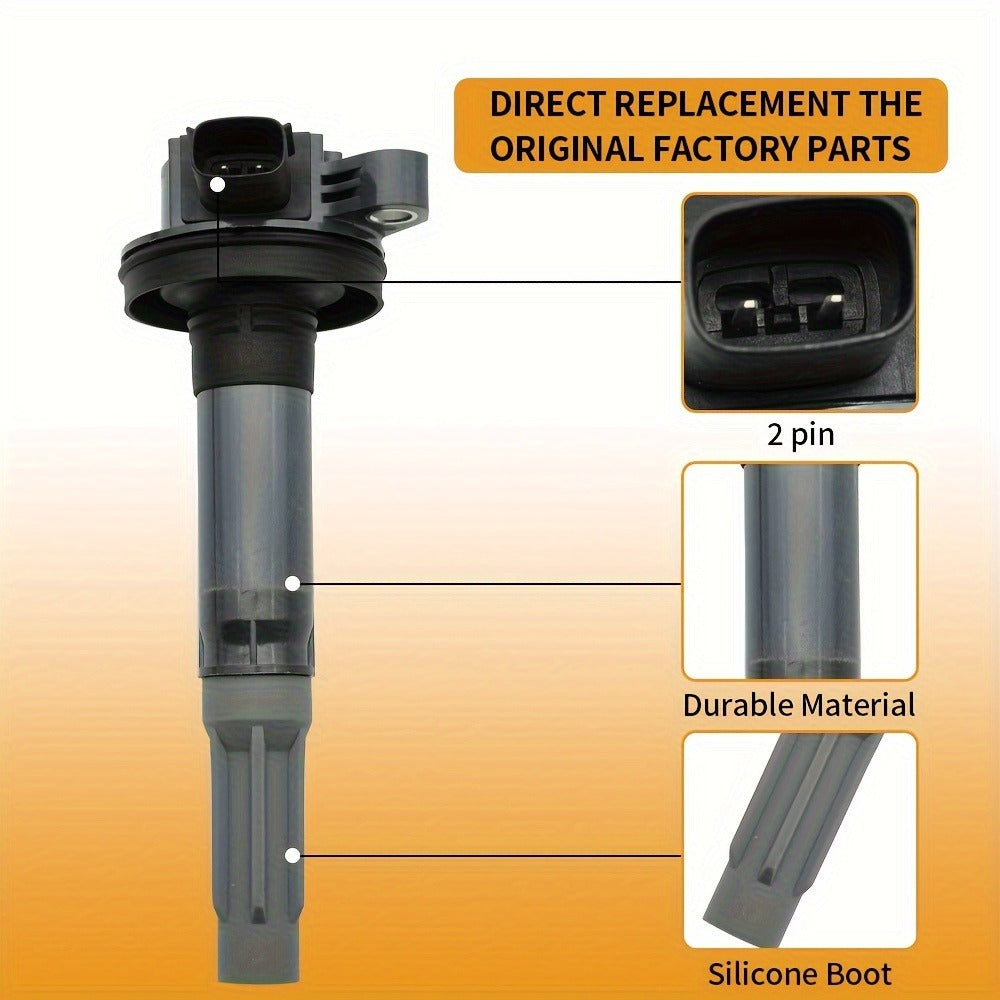 Ignition Coil & Iridium Spark Plug Kit 8-Pack for 2011-2020 Ford F-150 Mustang Lobo 5.0L V8 UF622 SP411 Direct Fit OEM Replac