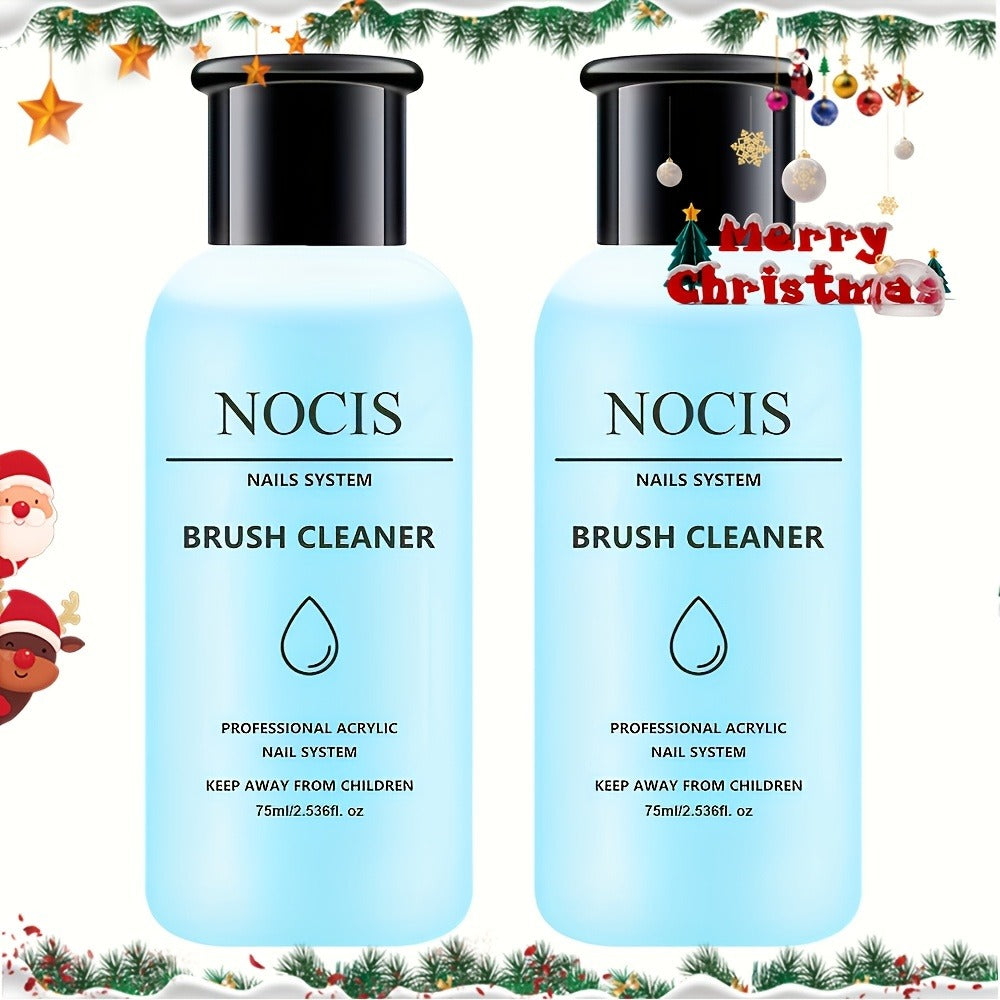 Acrylic Nail Brush Cleaner & Conditioner 2-Pack Wash Pen for Home and Salon Manicures, with the Listed Configuration — image 