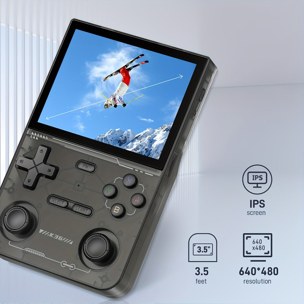 Portable Handheld Game Console Open 3.5 Inch IPS Screen 64GB TF Card Pre-Installed Emulator Ultra Long Battery OTG — image 7