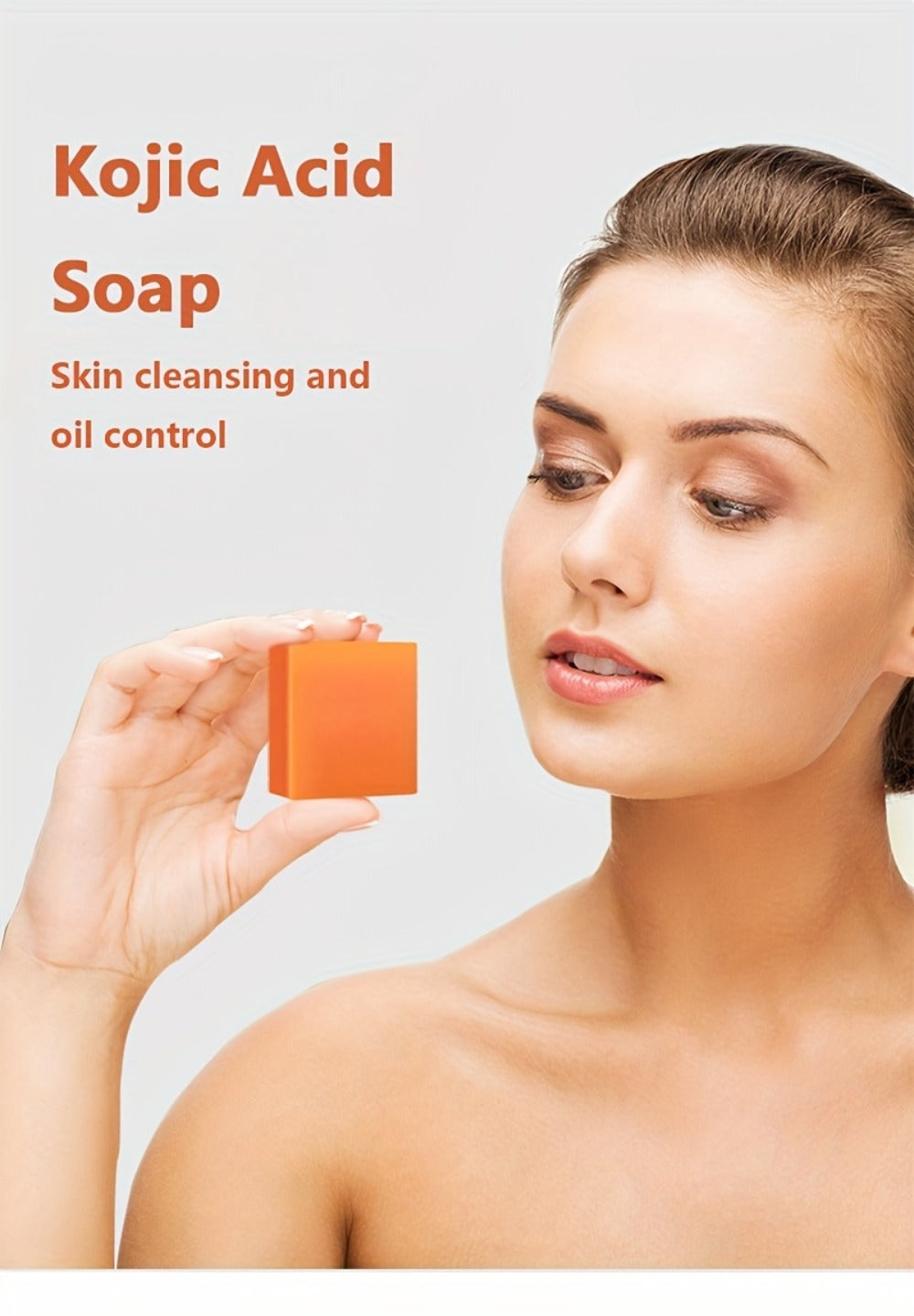 Kojic Acid Brightening Bar Soap 6-Pack – Rose Extract & Glycerin Formula for Dark Spots, Oil Control & Even Skin Tone | Moist