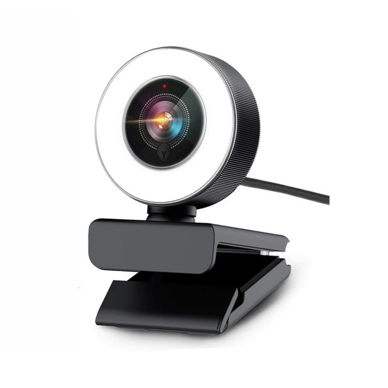 USB 1080P Webcam Auto Focus Fill Light Beauty Camera