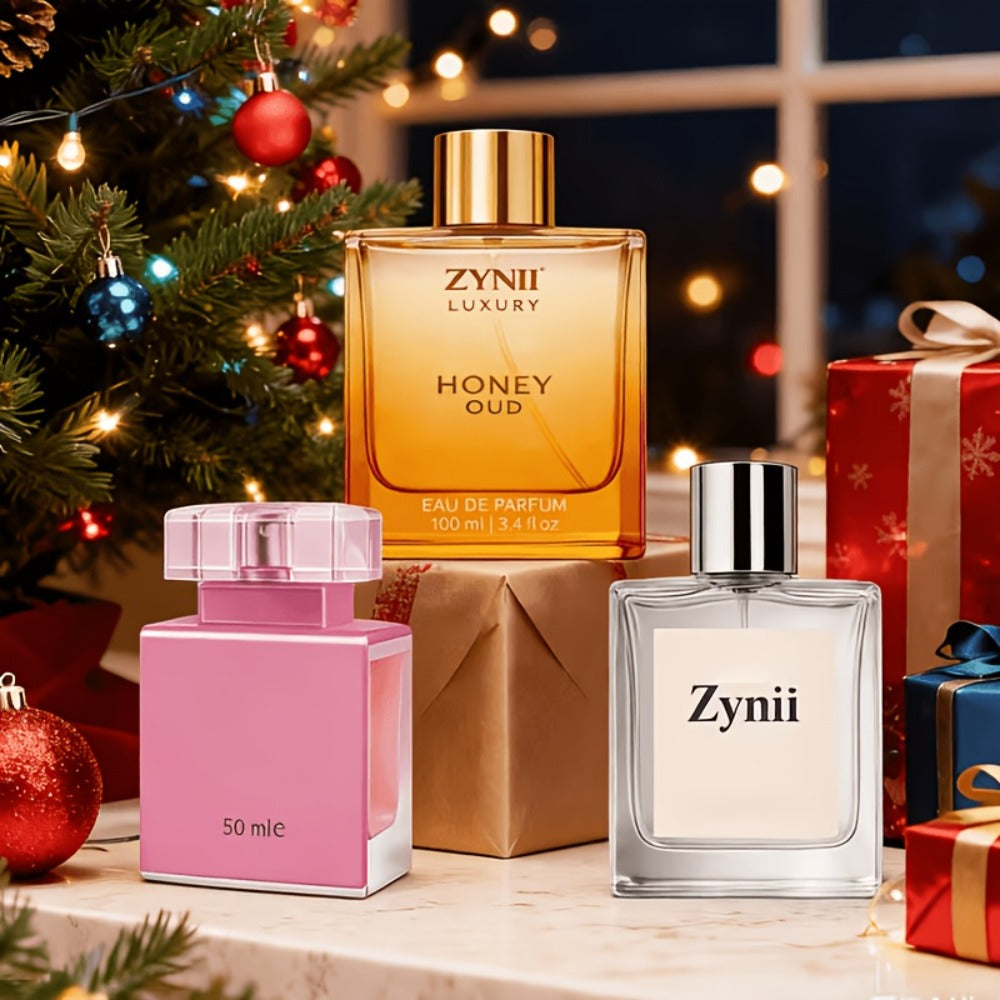 Women's Perfume Honey Oud Amber Collection with Four Floral, Fruit, Citrus and Musk Spray Options — image 6