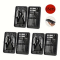 Three-Case Nail Grooming Bundle with 23-Piece Black-and-Red Tool Set in Each Zippered Case — image 1