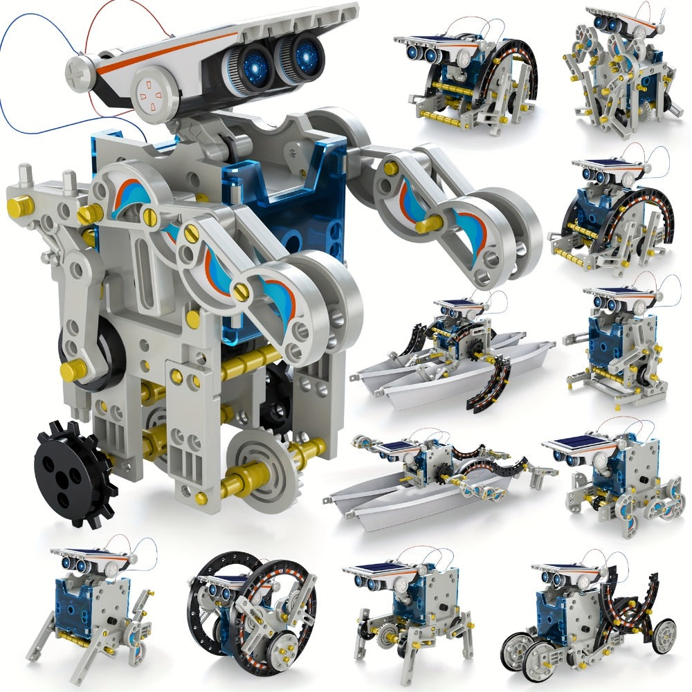 12-in-1 Solar Robot Kit for Kids Ages 8-13, Build Your Own Solar Powered Robot, STEM Engineering Building Toy — image 10
