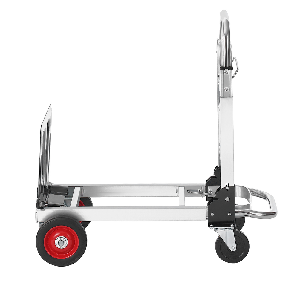 Convertible Folding Hand Truck and Platform Cart with 400 lb Platform and 250 lb Upright Load Labels — image 8