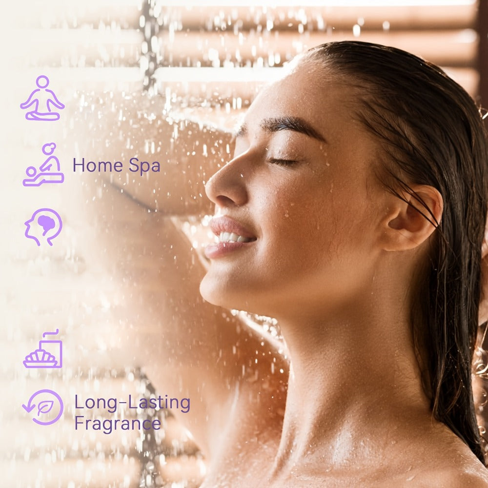 Shower Steamers Gift Set 6 Pcs Individually Wrapped – Natural Essential Oil Aromatherapy, for Bath Time, Home Spa and Persona