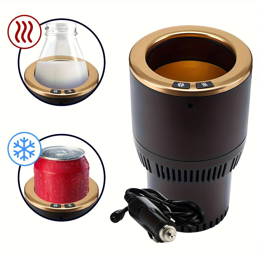 Car Cup Warmer & Cooler 2-in-1 – 12V Electric Heated & Cooled Beverage Holder for Car, Heats to 140°F Cools to 21°F — image 1