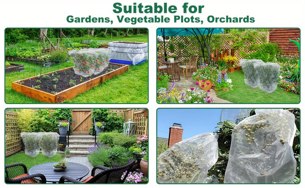 Garden Netting | Plant Protection Bags Drawstring Insect Bird Barrier — image 11