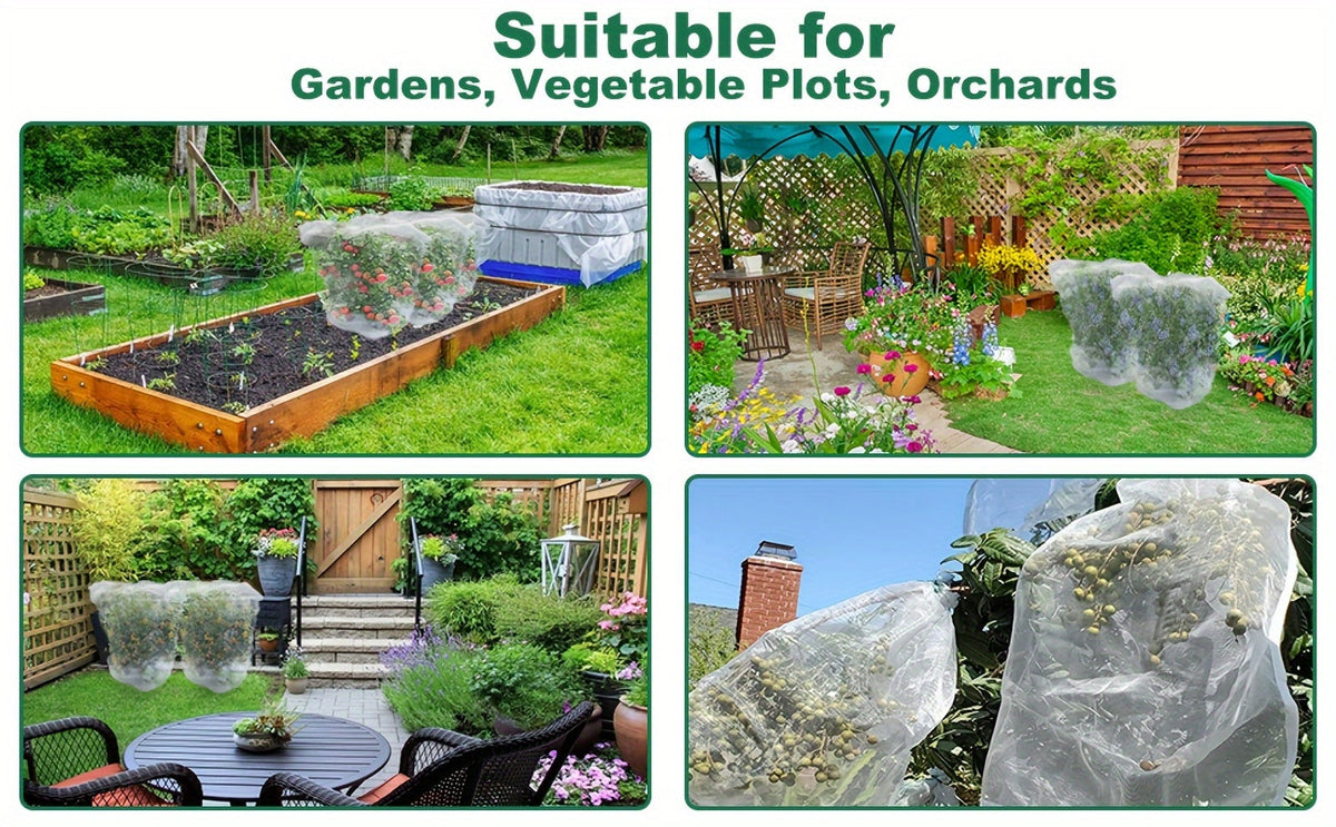 Garden Netting | Plant Protection Bags Drawstring Insect Bird Barrier — image 11