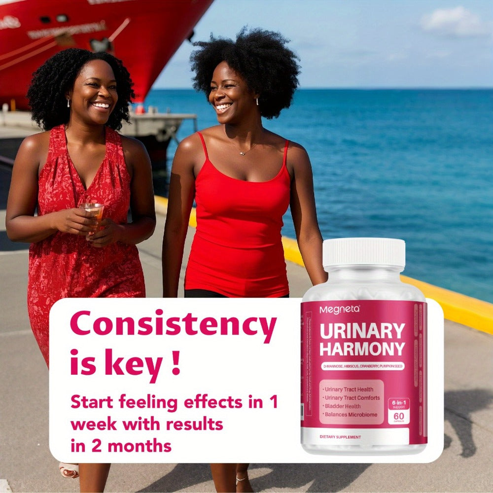 Dietary Supplement Capsules with Megneta Label, D-Mannose, Hibiscus, Cranberry and 60 Count — image 9