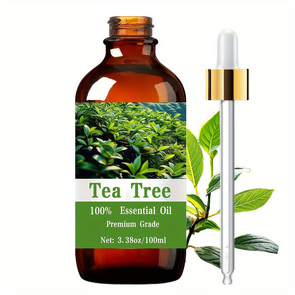 Essential Oil Tea Tree Aroma in 100ml Bottle for Nail, Hair, Scalp, Skin, Massage and Diffuser Use — image 1