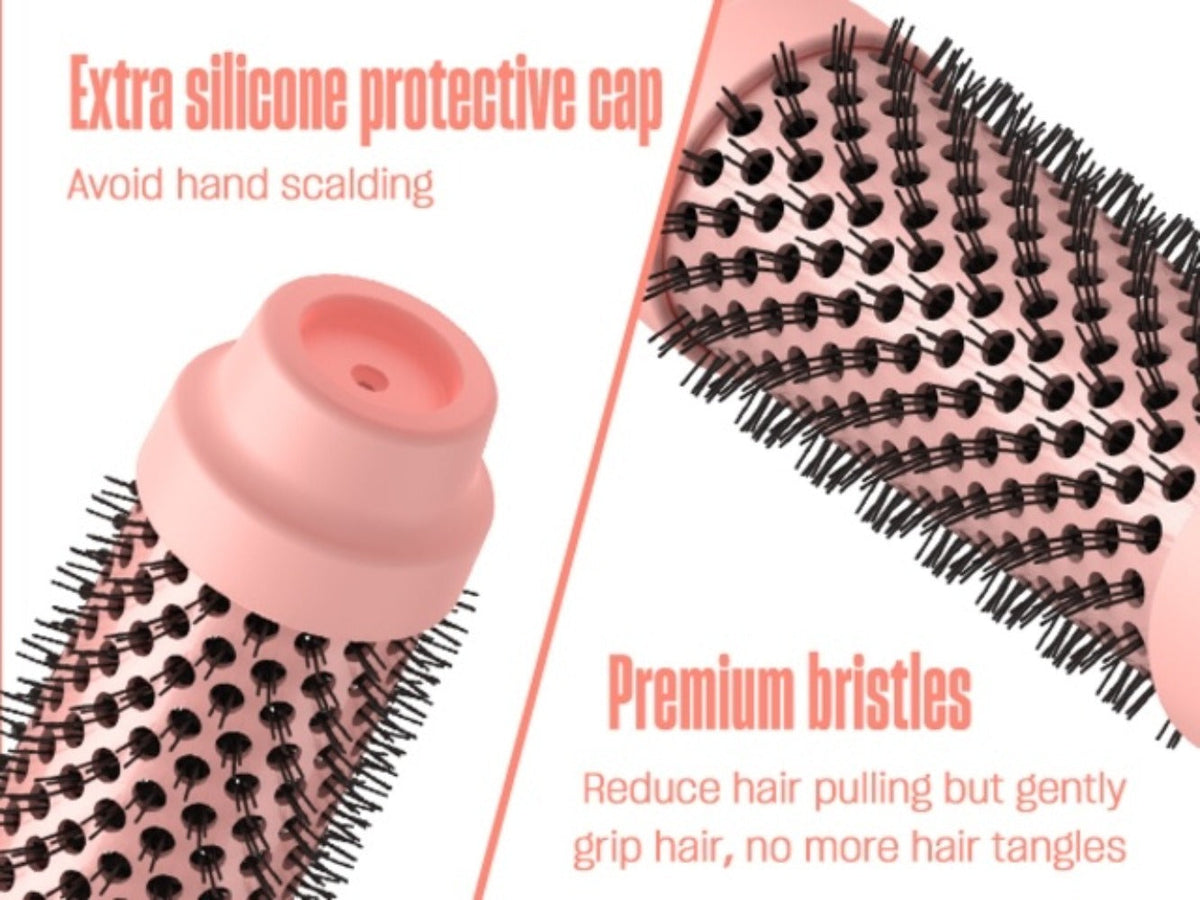 Heated Round Brush Hair Styling Tool with 1.5-Inch Barrel, Dual Voltage and Two Color Options — image 21