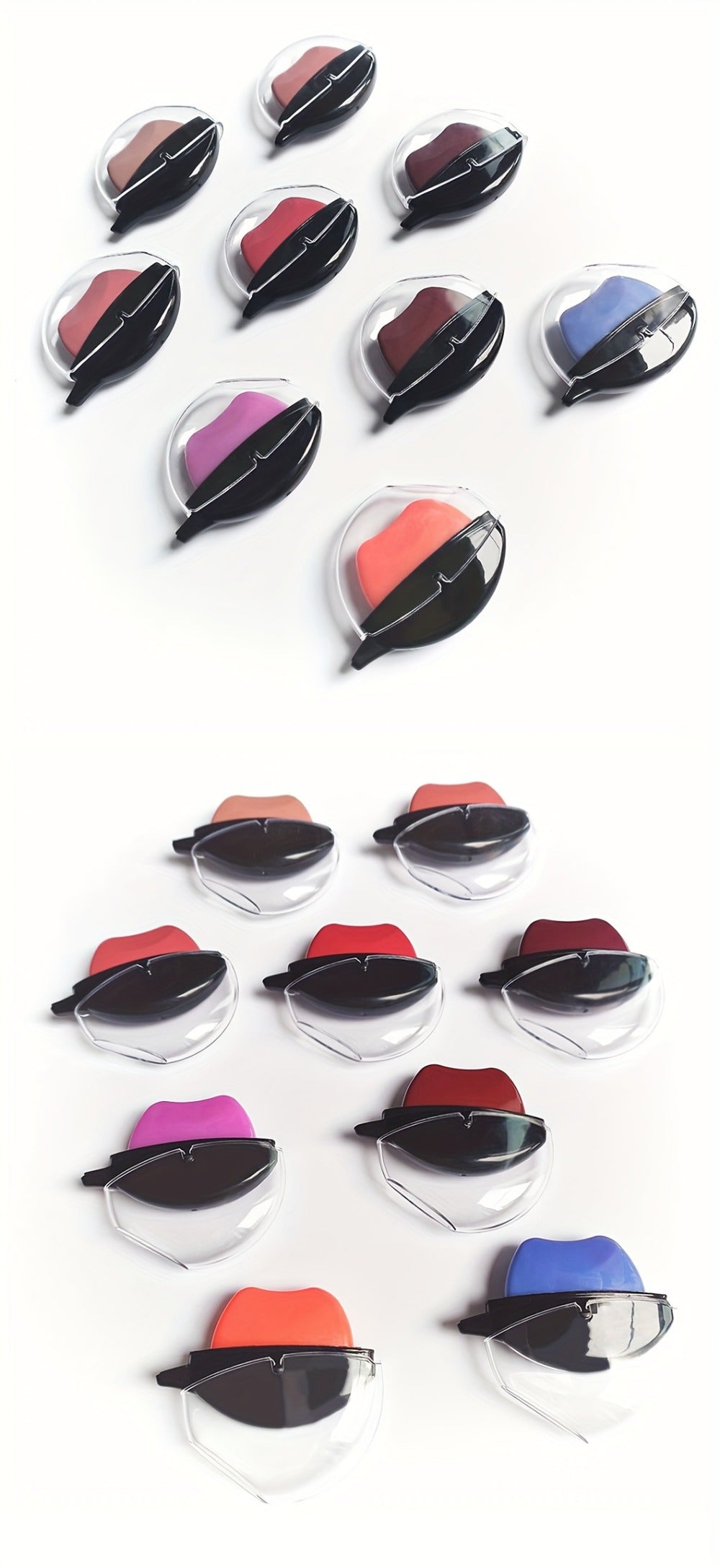 Lipstick Set, Mirsist 6-Piece Lip-Shaped Color Collection with Three Numbered Shade-Group Options — image 15