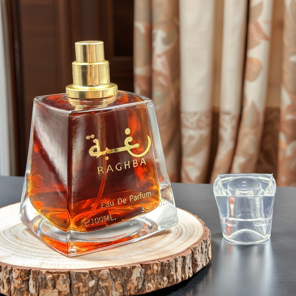 Mens Perfume Amber Wood 3.4oz Pure Parfum Woody Oriental Fragrance Middle Eastern Scent Daily Wear Date Night Gift for Him — 