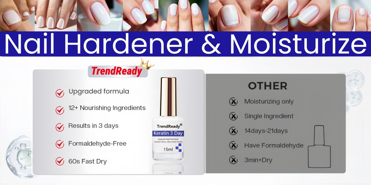 Nail Hardener for Weak Brittle Splitting Nails 2 Pack – Fast Drying White Nail Strengthener with Vitamin E — image 17
