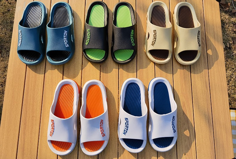 Fashionable Thick-soled Home Non-slip Slip-on Slippers