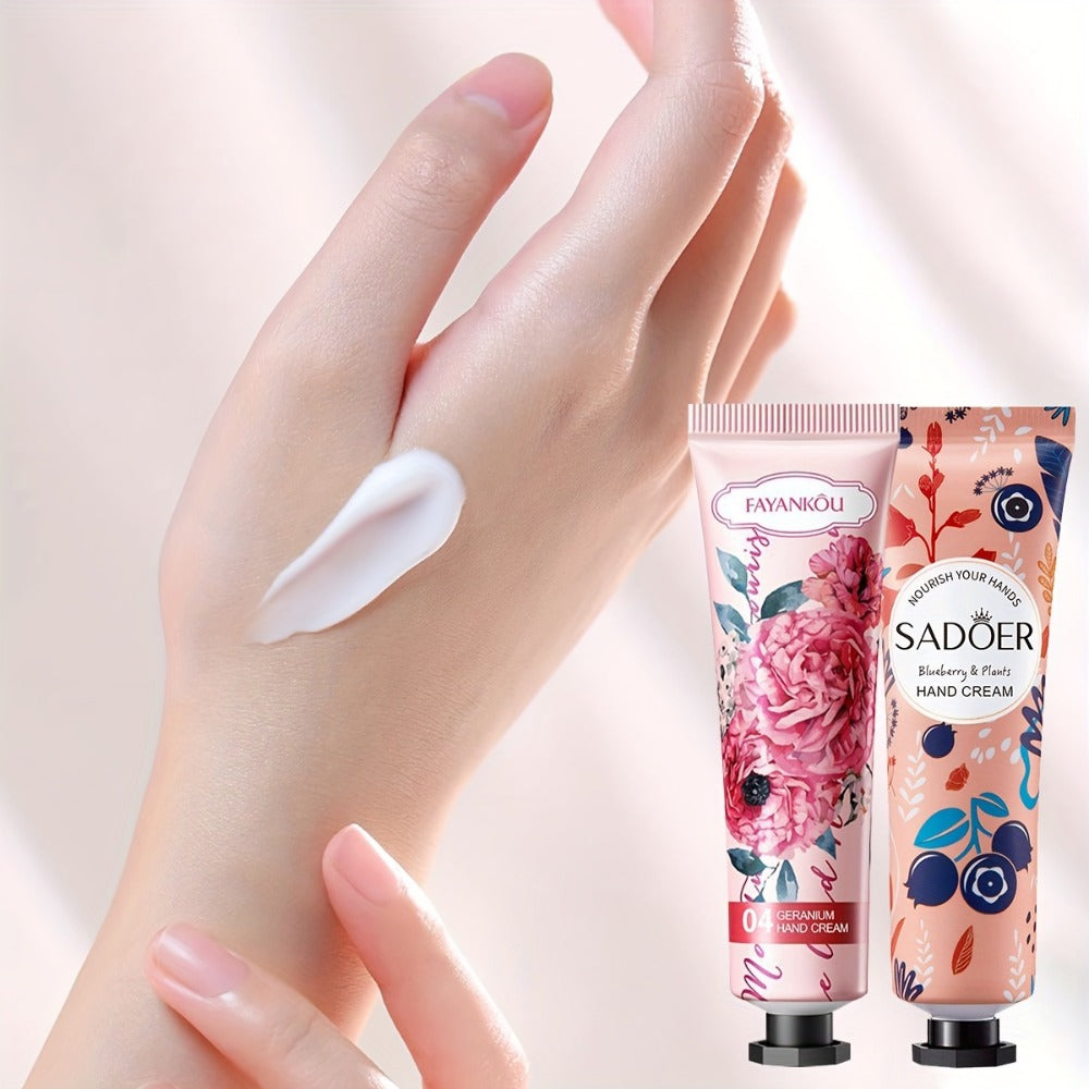 Sixty-Piece Travel Hand Cream Assortment with Random Fruit, Floral and Color-Printed Mini Tubes — image 6