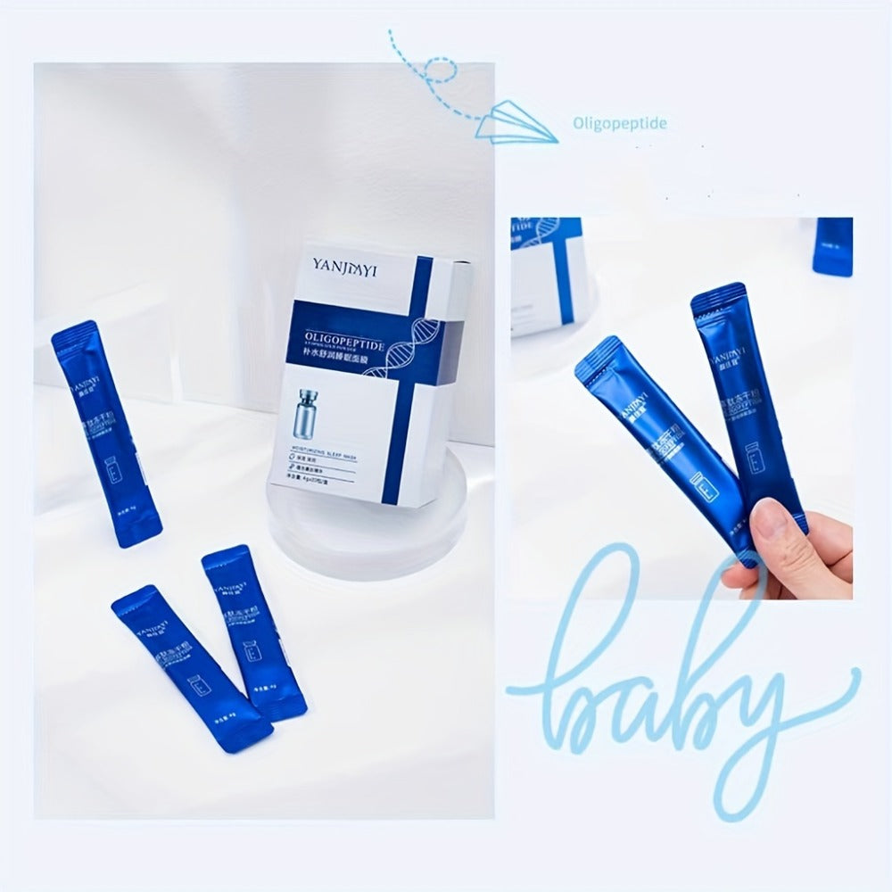 Overnight Sleep Mask Gel with Niacinamide Oligopeptide & Hyaluronic Acid, Alcohol-Free Night Serum for Dry Skin — image 9