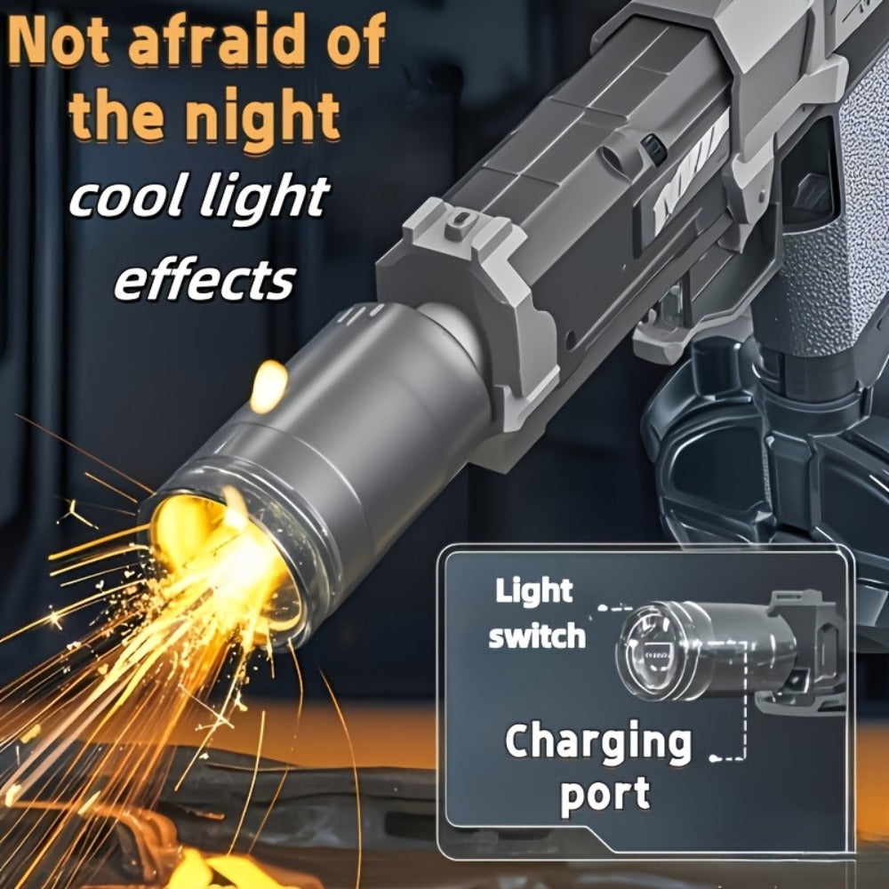 Two-Piece Electric Water Blaster Set with Lighted Sights, Rechargeable Batteries and Three Pairings — image 8