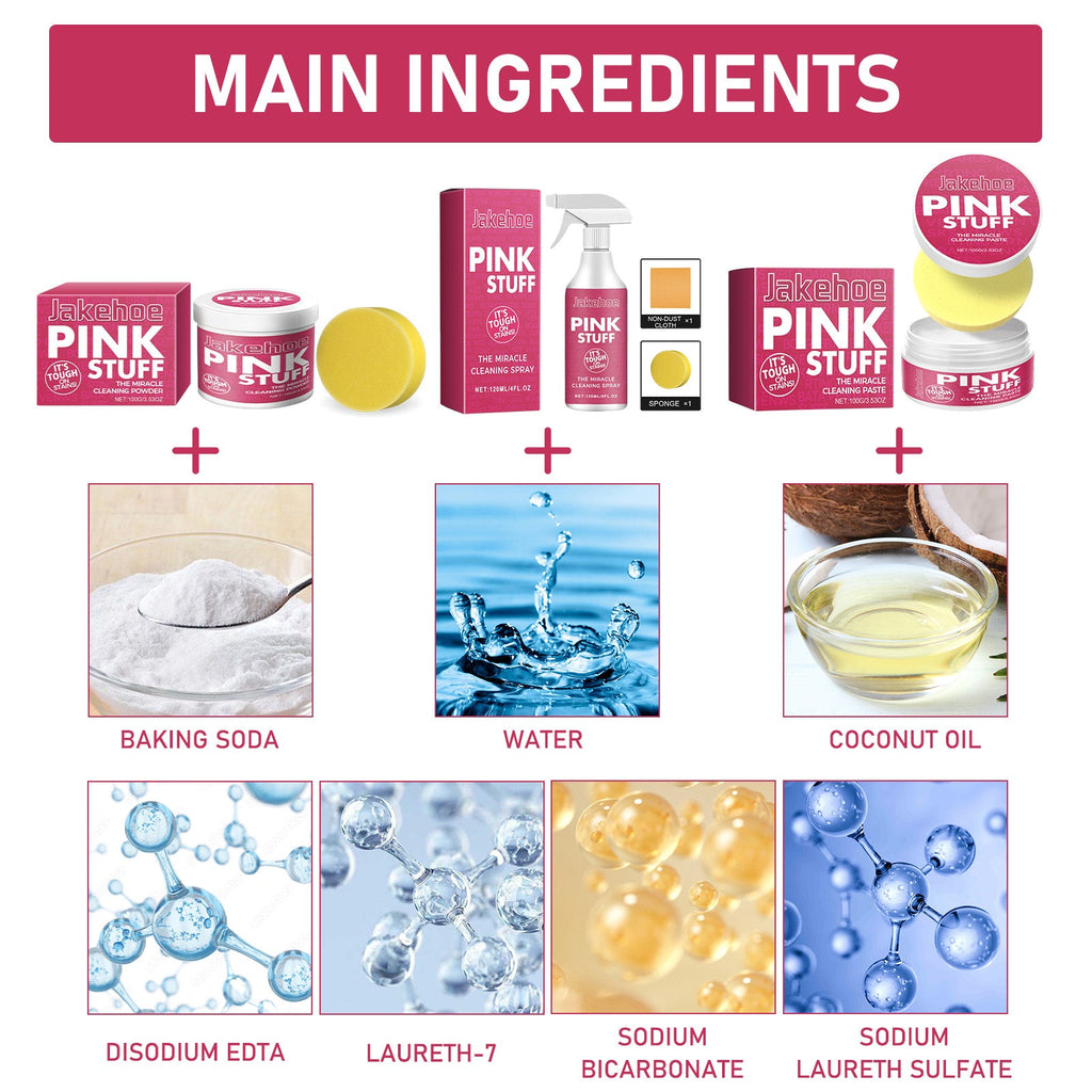 The Miracle Cleaning Paste, Kitchen Fume Cleaning Cream Powerful Multi-Effect Cleaning Oil Stains