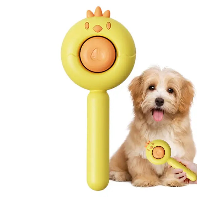 Comb For Dogs Self-Cleaning Stainless Steel Teeth Pet Comb Easy Hair Removal And Massaging Pet Brush Supplies Multifunctional - V.I.P Digital Presence