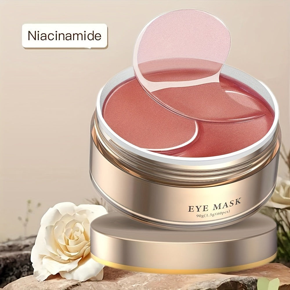 Caffeine Eye Masks 60 Pcs Under Eye Gel Pads – Hyaluronic Acid & Collagen for Dark Circles Puffiness & Fine Lines — image 7
