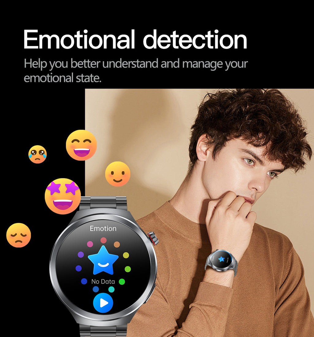 Smart Watch AMOLED Screen ECG Heart Rate Pressure Blood Oxygen Health