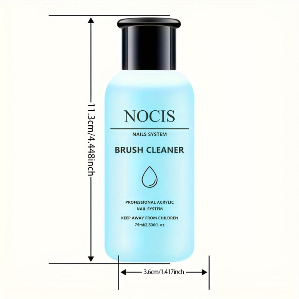 Acrylic Nail Brush Cleaner & Conditioner 2-Pack Wash Pen for Home and Salon Manicures, with the Listed Configuration — image 