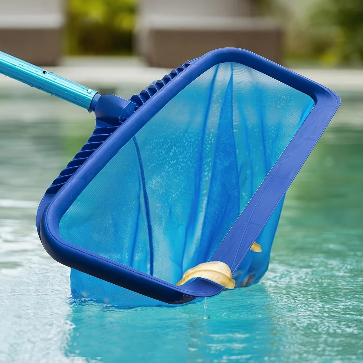 Pool Skimmer Net Fine Mesh | Heavy Duty Leaf Rake Pool Cleaning Tool — image 5