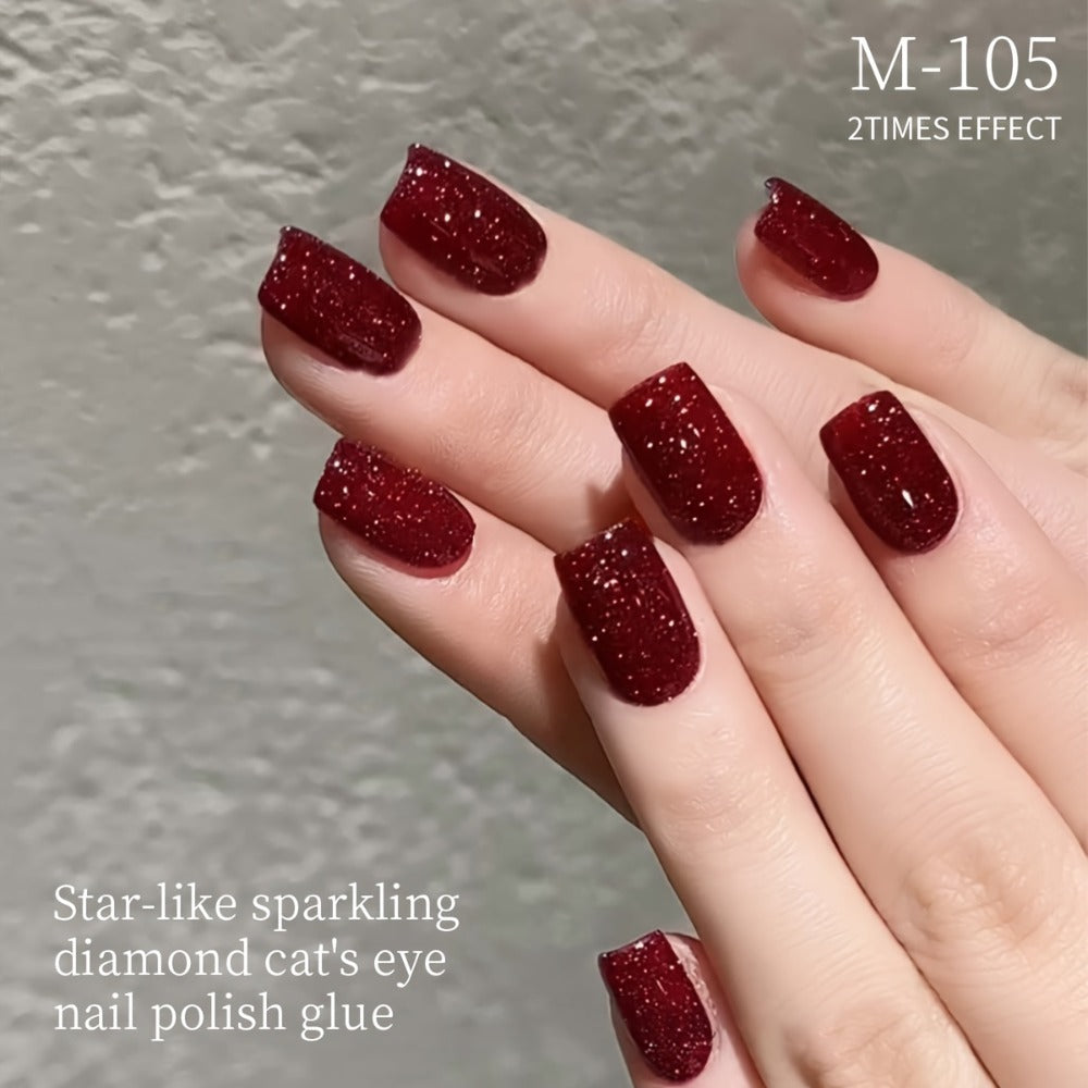 Gel Nail Polish 5-Color Broken-Stone Glitter Set in 0.51oz Bottles with Sparkling Finish and UV/LED Soak-Off Cure — image 13